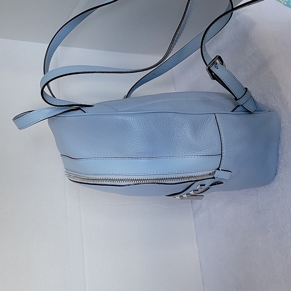Michael Kors Kenly Lt. Sky blue medium leather backpack - Picture 4 of 16
